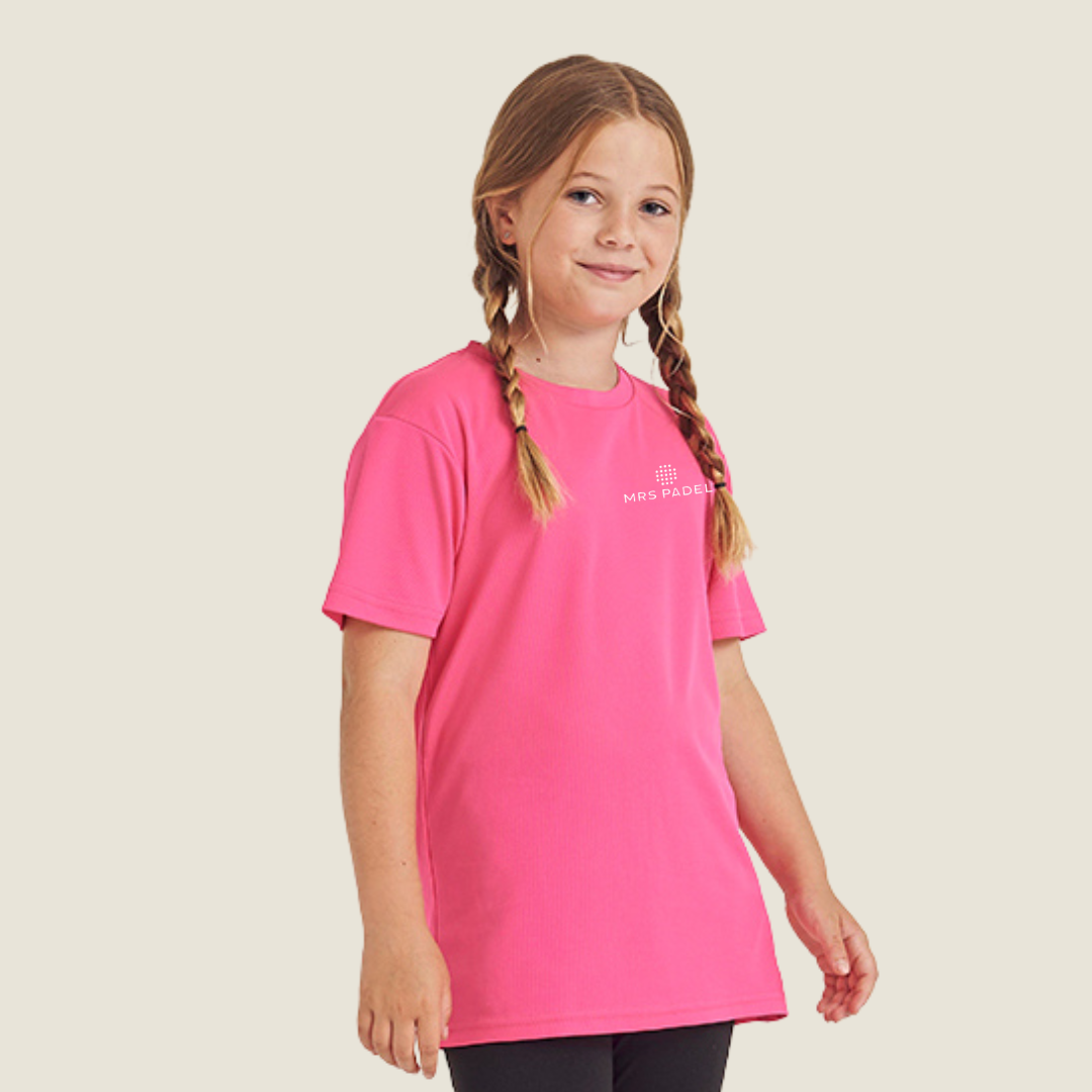 Kids Padel Shirt Roze